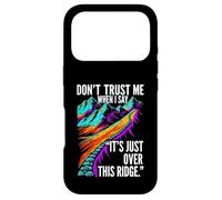 Custodia per iPhone 17 Pro Funny Hiking False Summit Joke Just Over This Ridge