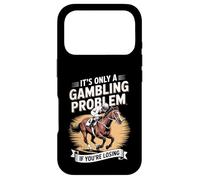 Custodia per iPhone 17 Pro Funny Horse Racing Gambling Joke for Betting Fans Design