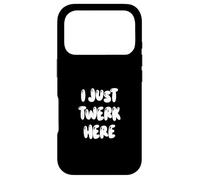 Custodia per iPhone 17 Pro Funny I Just Twerk Here Silly Dance Joke