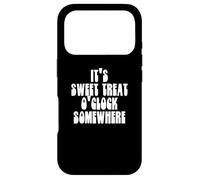 Custodia per iPhone 17 Pro Funny It's Sweet Treat O'clock Somewhere Cupcake Dessert