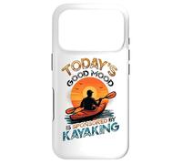 Custodia per iPhone 17 Pro Funny Kayaker - Il buon umore di oggi è sponsorizzato dal kayak