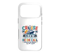 Custodia per iPhone 17 Pro Funny Matching Family Cruise Crew Most Likely to Be On Call