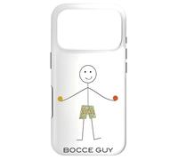 Custodia per iPhone 17 Pro Funny Men Bocce Ball, Boy Bocci Gifts