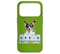 Custodia per iPhone 17 Pro Funny Mens Womens Elements of Happiness Rat Terrier Lover