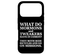 Custodia per iPhone 17 Pro Funny Mormon Tweakers Joke LDS Religious Missionary Tweaker