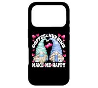 Custodia per iPhone 17 Pro Funny Nurse Gnomes Couple For Women And Men Who Loves Coffee