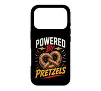 Custodia per iPhone 17 Pro Funny Pretzel Saying Humor Joke Gag Powered By