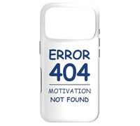 Custodia per iPhone 17 Pro Funny Quote Sarcasm Motivation Not Found Error 404