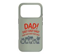 Custodia per iPhone 17 Pro Funny Raccoon Dad Yelling Raccoons Father's Day