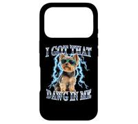 Custodia per iPhone 17 Pro Funny Retro Got That Dawg In Me Yorkshire Terrier Dog Lover