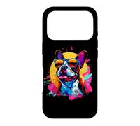 Custodia per iPhone 17 Pro Funny Retro Vintage Mens Womens 80s 90s Boston Terrier Lover