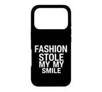 Custodia per iPhone 17 Pro Funny Saying Fashion ha rubato il mio sorriso sarcastico