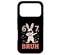 Custodia per iPhone 17 Pro Funny Six Seven Easter Eggs Bunny 67 Bruh 6 7 Bambini Ragazzo Ragazze