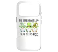 Custodia per iPhone 17 Pro Funny St Patricks Gnome Irish The Leprechauns Made Me Do It