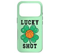 Custodia per iPhone 17 Pro Funny St Patricks Mens Basketball Shamrock Charm Lucky Shot