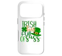 Custodia per iPhone 17 Pro Funny St Patricks Womens Sassy Lassy Irish Lass Full of Sass