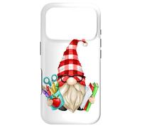 Custodia per iPhone 17 Pro Funny Teacher Gnome For First Day At Elementary School