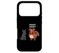 Custodia per iPhone 17 Pro Funny Thanksgiving Scottish Terrier and Turkey