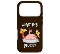 Custodia per iPhone 17 Pro Funny Turkey What the Pluck Camicia del Ringraziamento Uomo Donna