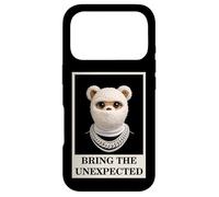 Custodia per iPhone 17 Pro Funny Wild tEDDY bEAR With Fur Mask Bring the Unexpected