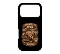Custodia per iPhone 17 Pro Funny Woodworker Brain Woodworking Humor Carpenter