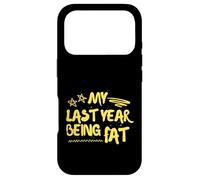 Custodia per iPhone 17 Pro Funny Workout My Last Year Being Fat Fitness Motivation