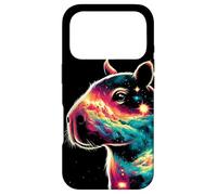 Custodia per iPhone 17 Pro Galactic Capybara Voyage Notte stellata Wildlife Odyssey