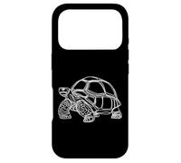 Custodia per iPhone 17 Pro Galápagos Tortoise Line Art Wildlife Nature Rettile