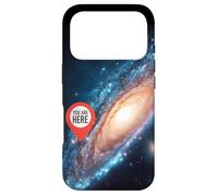 Custodia per iPhone 17 Pro Galassia di fantascienza Tu sei qui Giovane Spaceman