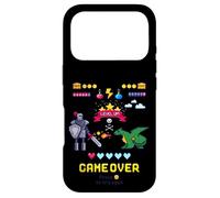 Custodia per iPhone 17 Pro Game Over & Enjoy Retro Fighting Pixel Games Graphic Designs