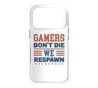 Custodia per iPhone 17 Pro Gamers Don't Die We Respawn Sparklers Patriotic Uomini Donne