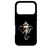 Custodia per iPhone 17 Pro Ganesha Head Hindu Dio Art