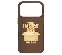 Custodia per iPhone 17 Pro Gatto di parole: Pensa dentro la scatola