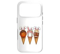 Custodia per iPhone 17 Pro Gelato gocciolante basket baseball calcio coniglietto Pasqua