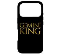 Custodia per iPhone 17 Pro Gemelli King per compleanni da maggio a giugno zodiaco Gemelli