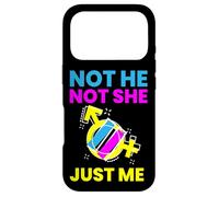 Custodia per iPhone 17 Pro Gender Fluidity Not He Not She Just Me Non-Binary Pride