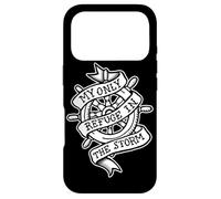 Custodia per iPhone 17 Pro Gesù Cristo il mio unico rifugio nella tempesta