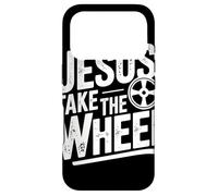 Custodia per iPhone 17 Pro Gesù prendere la ruota divertente cristiano
