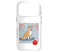 Custodia per iPhone 17 Pro Giapponese Shiba Inu Sakura Fiori Di Ciliegio Kanji