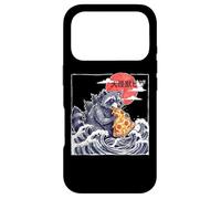 Custodia per iPhone 17 Pro Gigante Raccoon Kaiju Mangiare Pizza