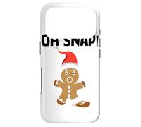 Custodia per iPhone 17 Pro Gingerbread Man Oh Snap Cookie Christmas Stocking Stuffer