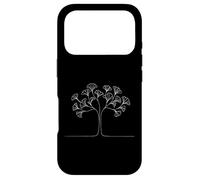 Custodia per iPhone 17 Pro Ginkgo Arte Lineare Disegno Botanico Natura