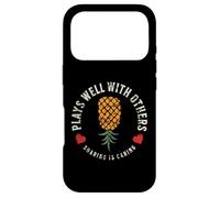 Custodia per iPhone 17 Pro Gioca bene con gli altri coppie scambiste sottosopra ananas