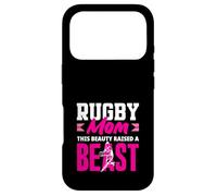 Custodia per iPhone 17 Pro Giocatore di rugby mamma questa bellezza sollevato una bestia