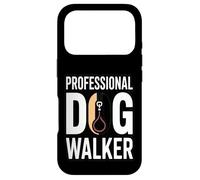 Custodia per iPhone 17 Pro Girello professionale del cane divertente animale domestico a piedi lavoro umorismo