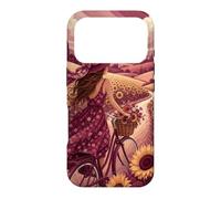 Custodia per iPhone 17 Pro Giro in bicicletta oltre i campi di girasole
