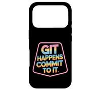 Custodia per iPhone 17 Pro Git Happens Commit To It -