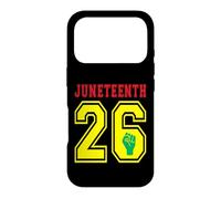 Custodia per iPhone 17 Pro Giugno 2026 Black African American Freedom Day Giugno 17