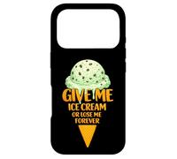 Custodia per iPhone 17 Pro Give Me Ice Cream Or Lose Me Forever | Gocce di cioccolato alla menta