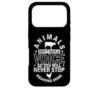 Custodia per iPhone 17 Pro Gli animali non hanno una voce
